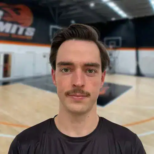 Portrait of a basketball player at No Limits Basketball gym in Australia.